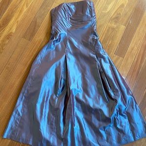 strapless long dress